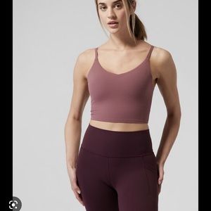 Athleta elation v neck crop top size medium! Barely worn